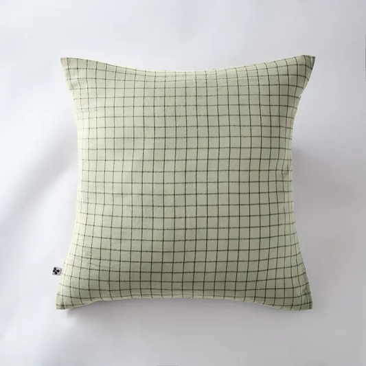 Mix Cotton Gauze Cushion Cover 24" Sea Green