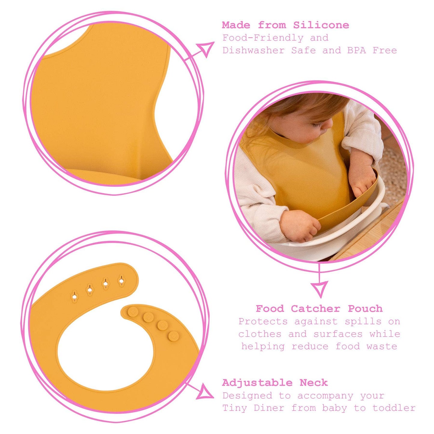 Baby Silicone Weaning Bib