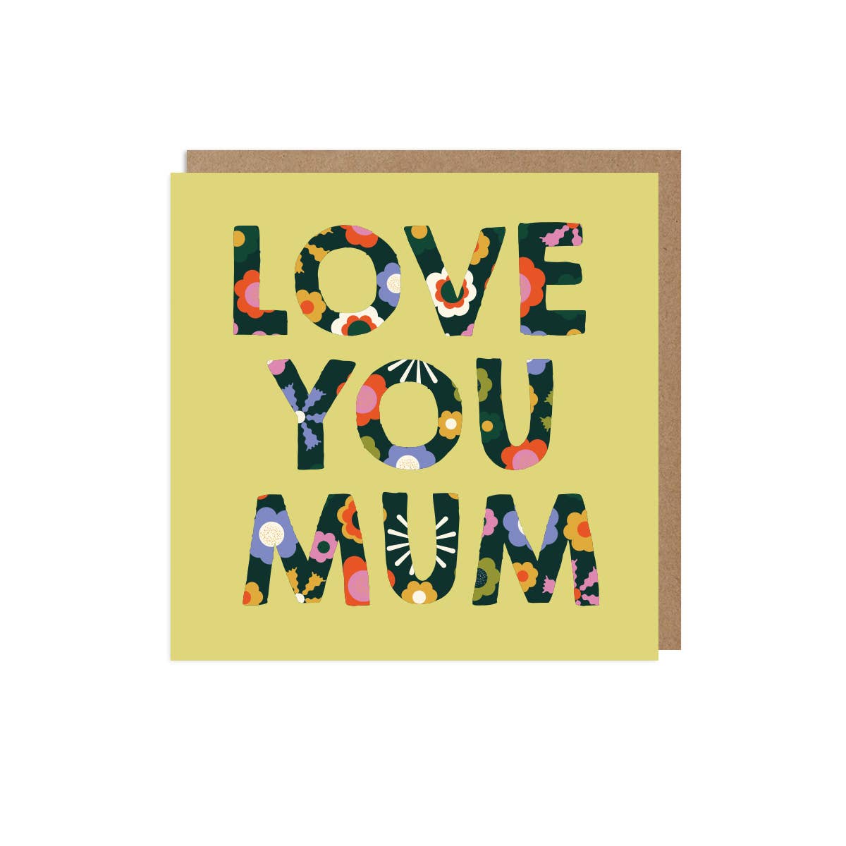 Love You Mum Mother's Day Card