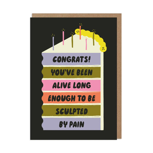 Sculpted By Pain Card