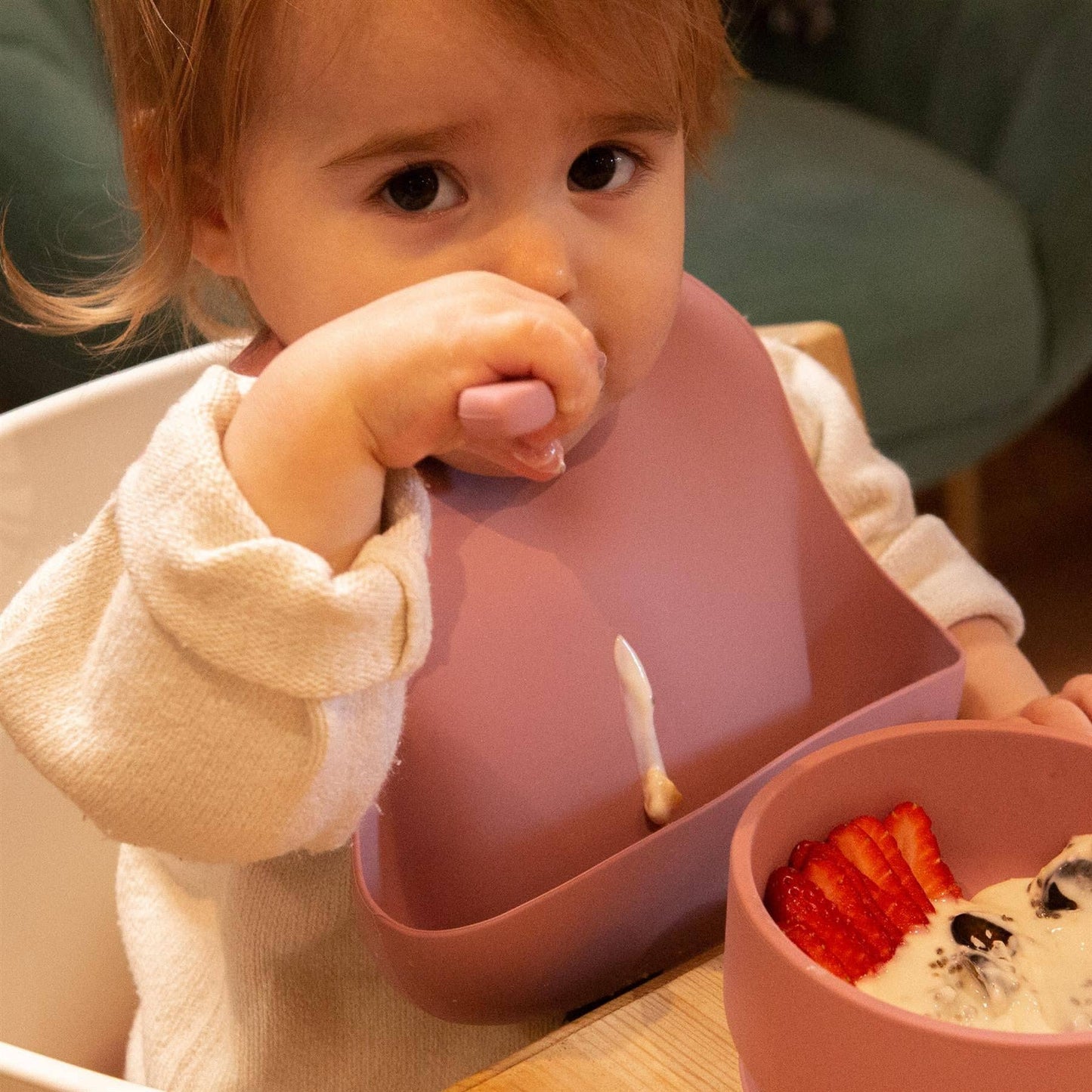 Baby Silicone Weaning Bib