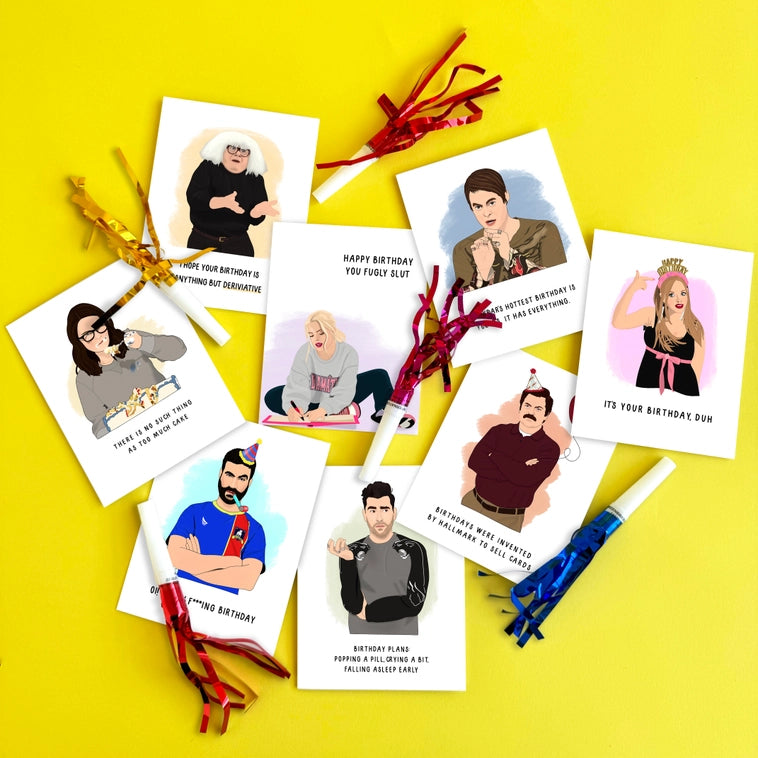 David Rose Schitt's Creek Birthday Card