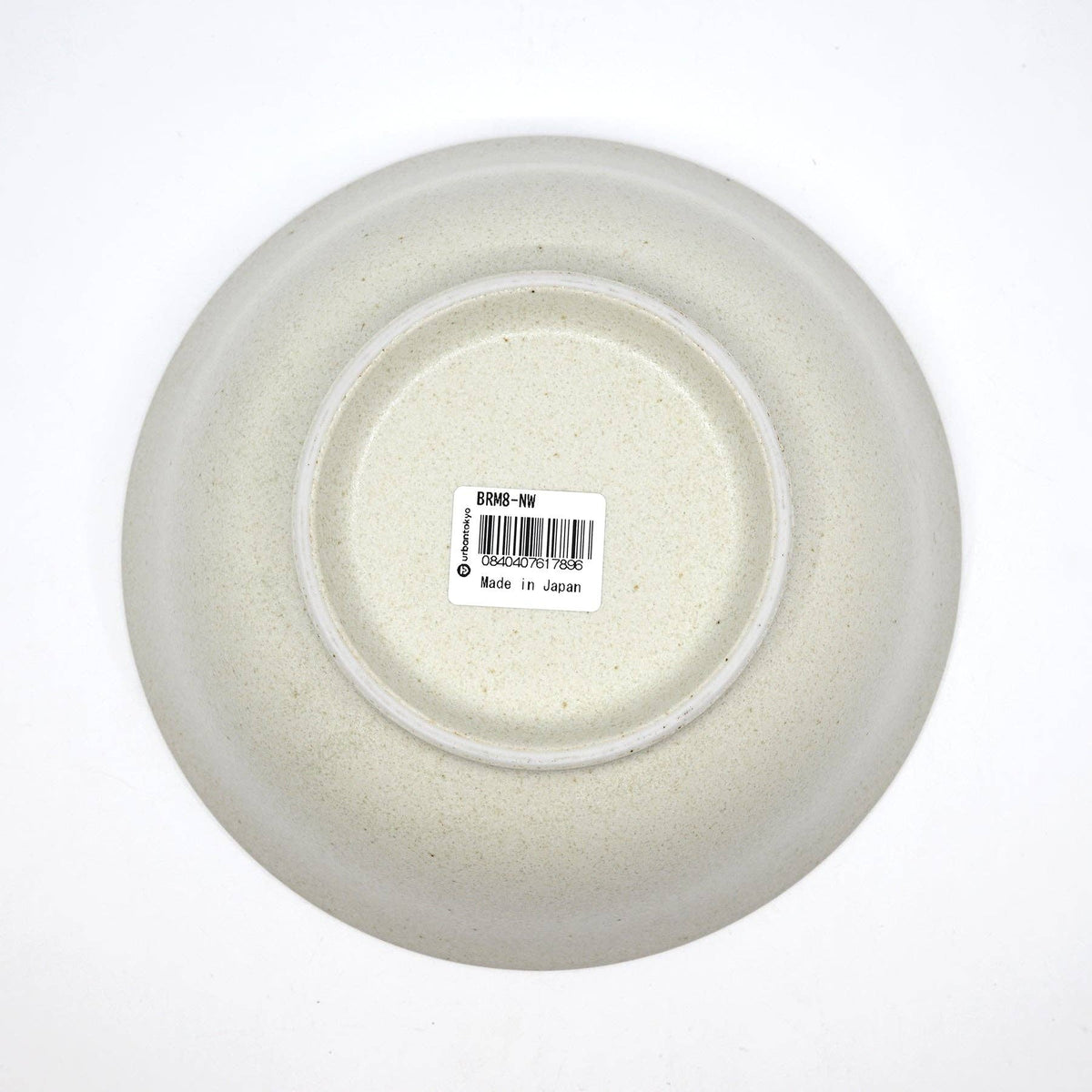 Large white porcelain noodle bowl made in Japan - PABOOM