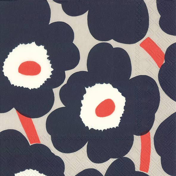 Marimekko Lunch UNIKKO Paper Napkins - Linen