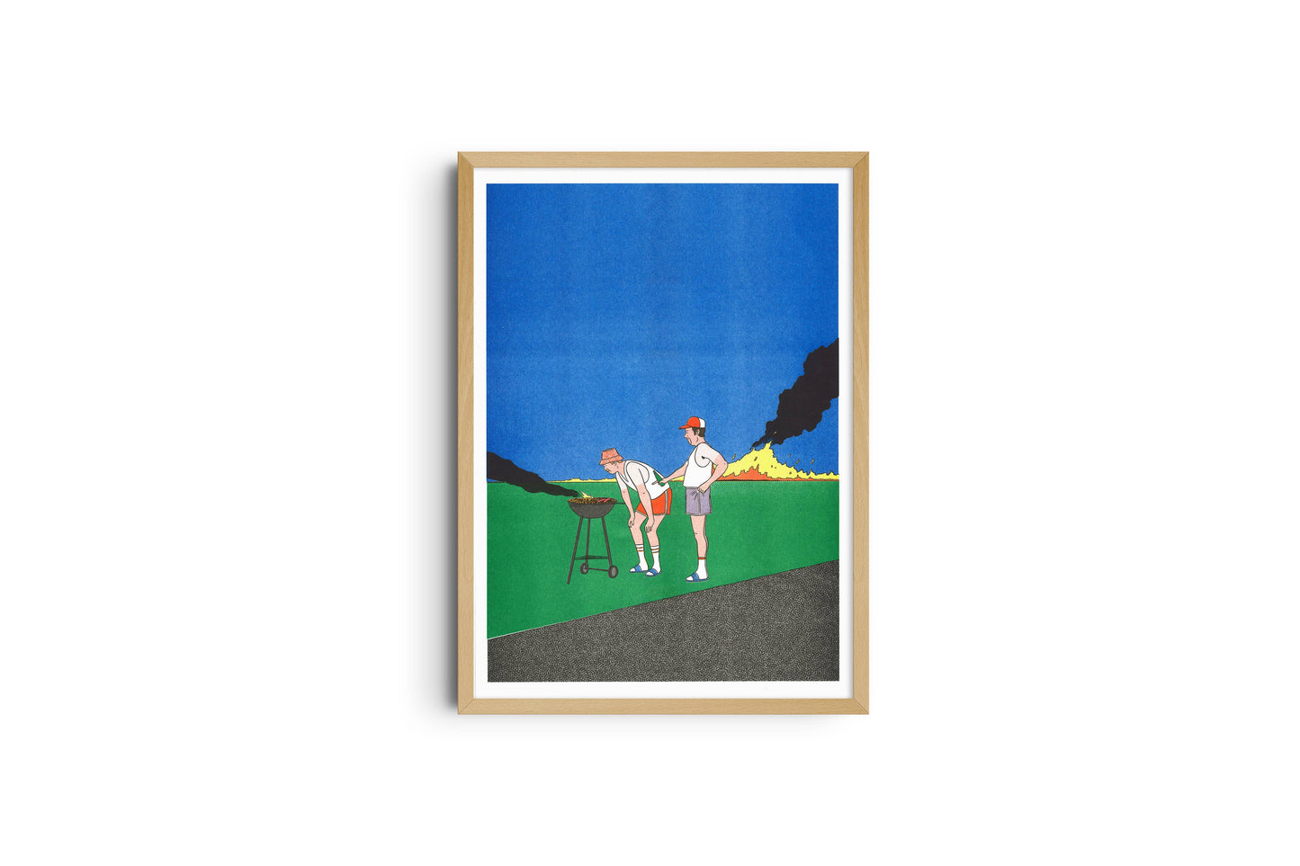 Barbeuc - Simon Bailly A3 Poster