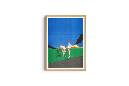 Barbeuc - Simon Bailly A3 Poster