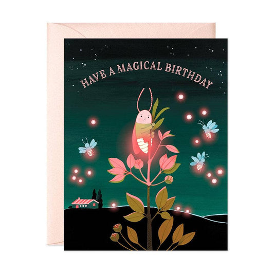 Firefly Birthday Greeting Card