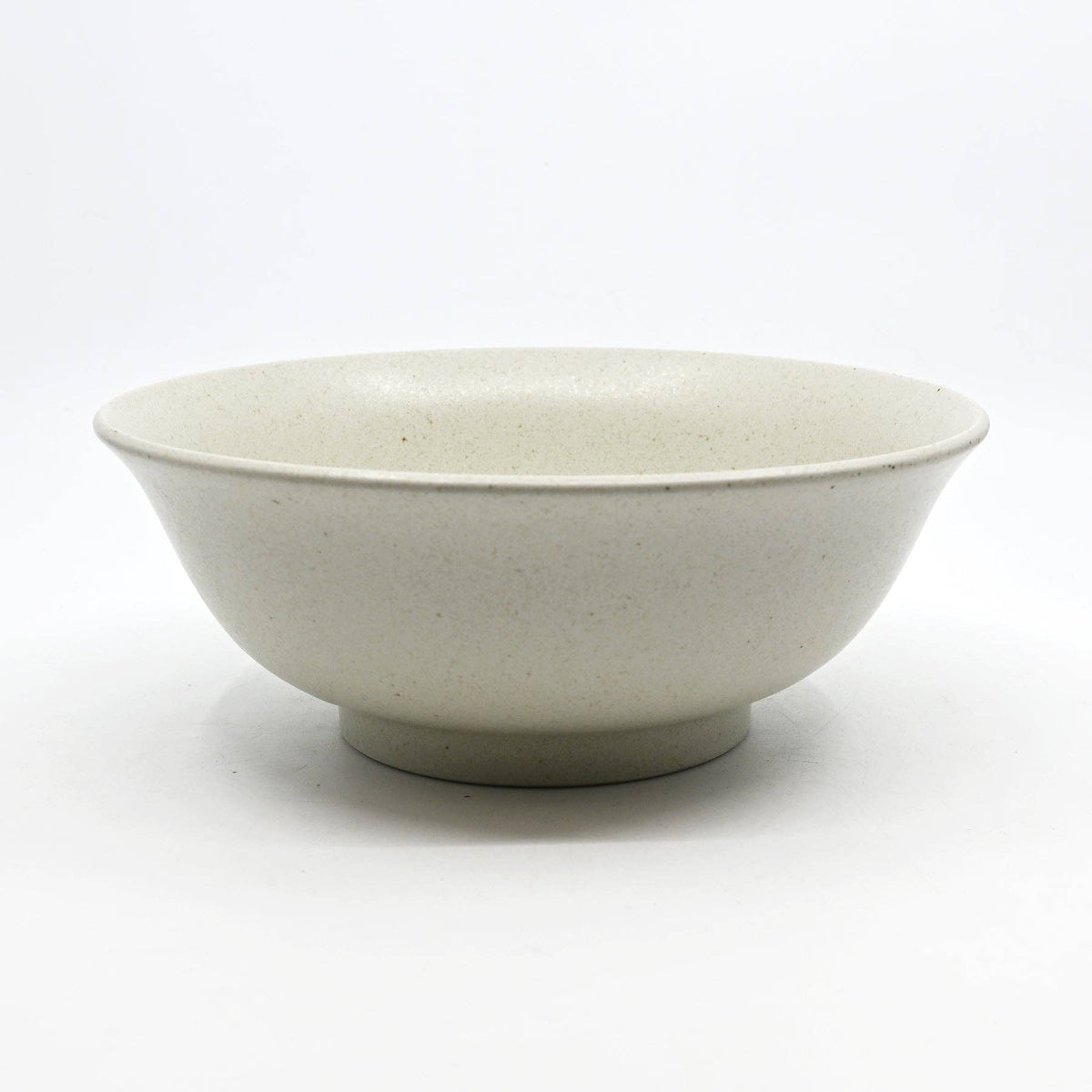 Speckled white ramen bowl glaze detail - PABOOM