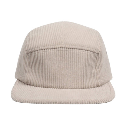 Corduroy Solid & Tie Dye 5 Panel Hat Camp Cap - Green Brown