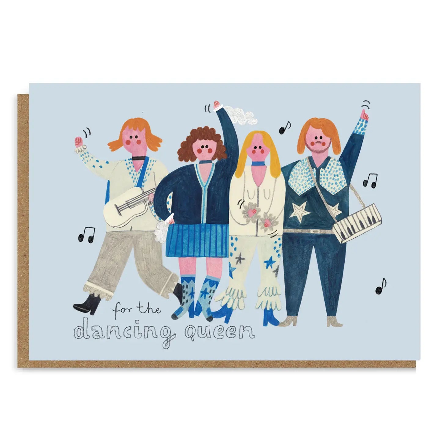 Abba Dancing Queen Card