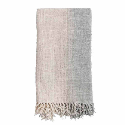 Waste Cotton Throw - Beige
