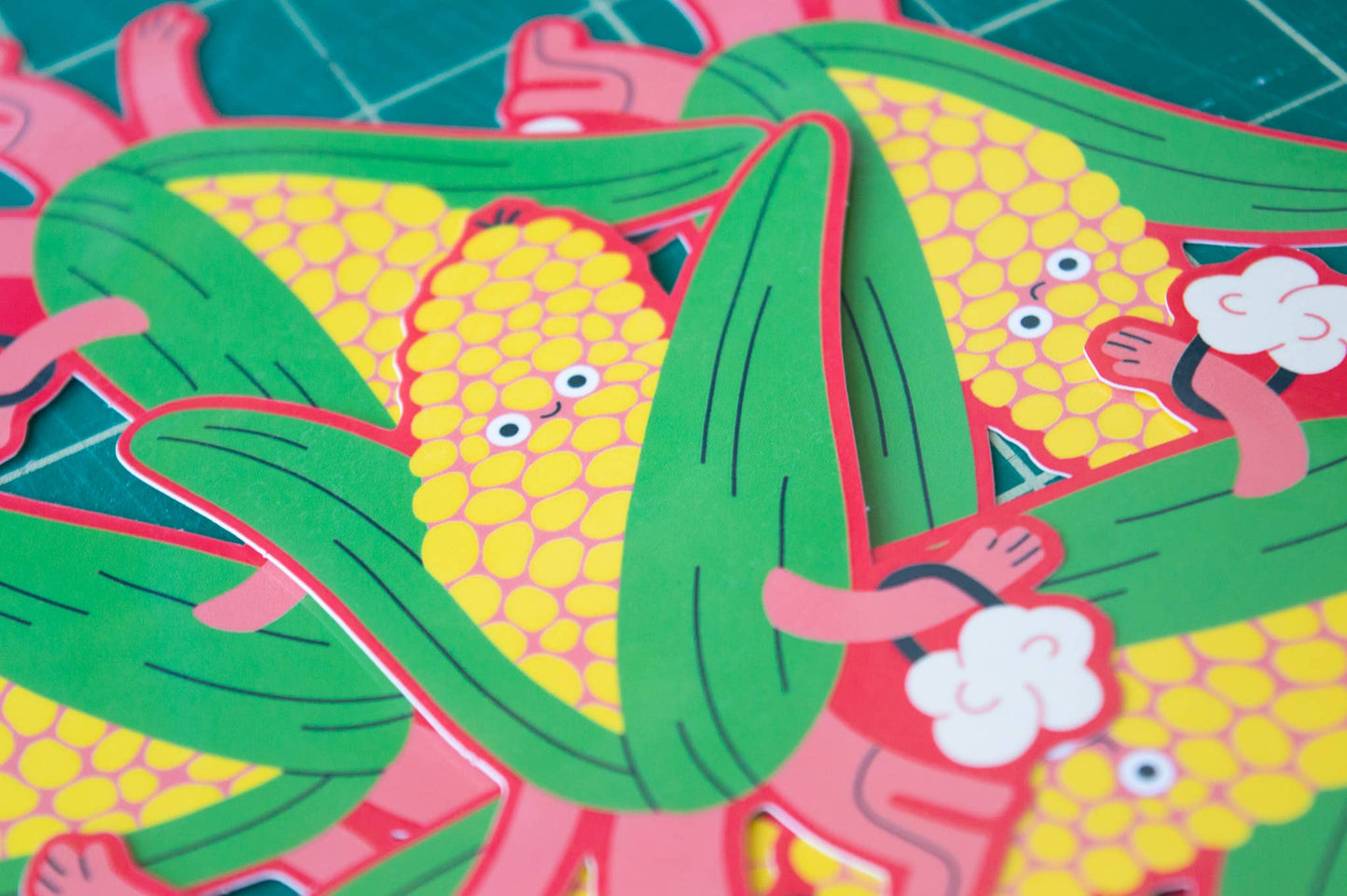 Corn - Vinyl Sticker