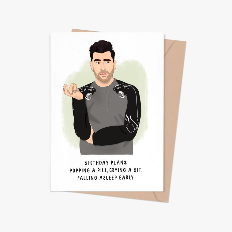 David Rose Schitt's Creek Birthday Card