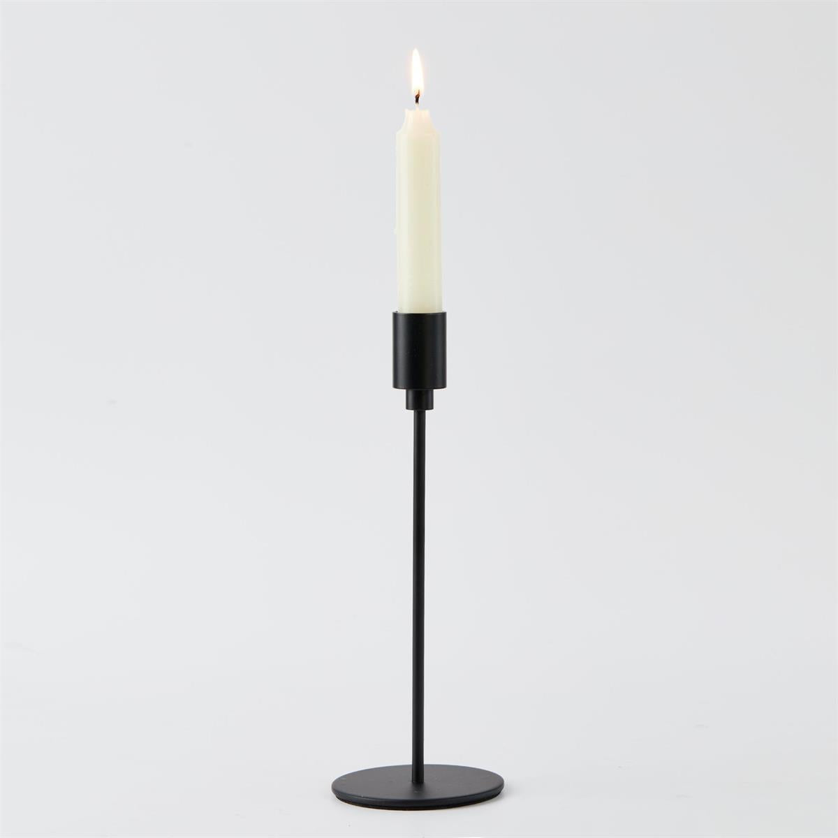 Metal Black Taper Candle Holder