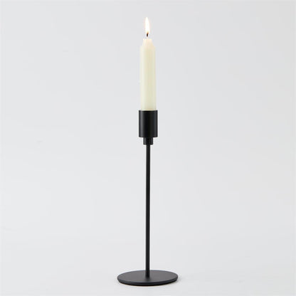 Metal Black Taper Candle Holder