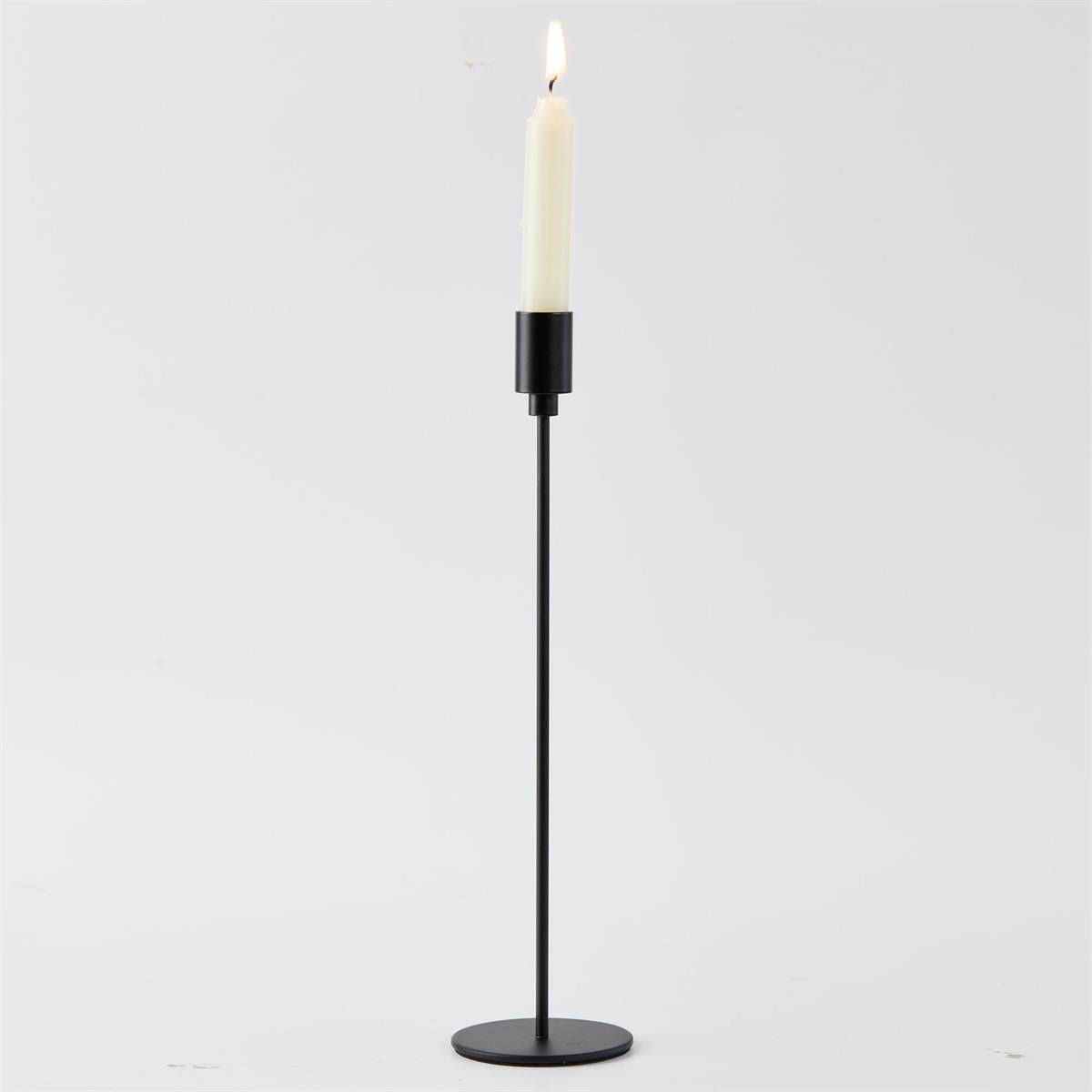 Metal Black Taper Candle Holder