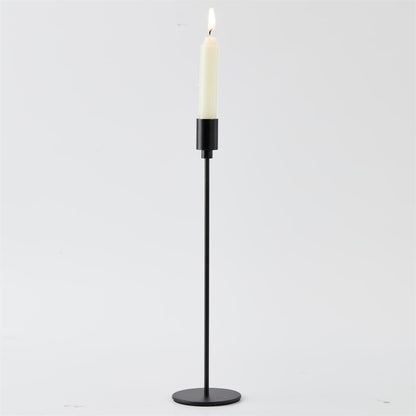 Metal Black Taper Candle Holder