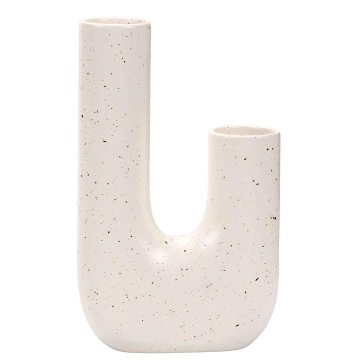 U-Shaped Double Bud Vase