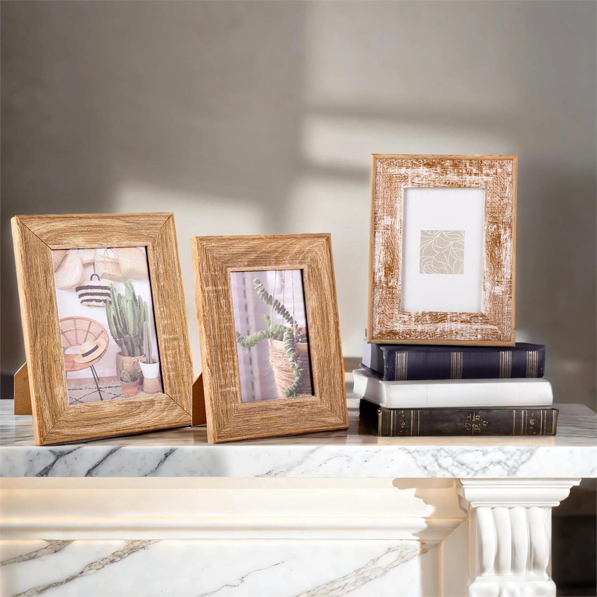 Brown Wood-Look Frame - 5 x 7”