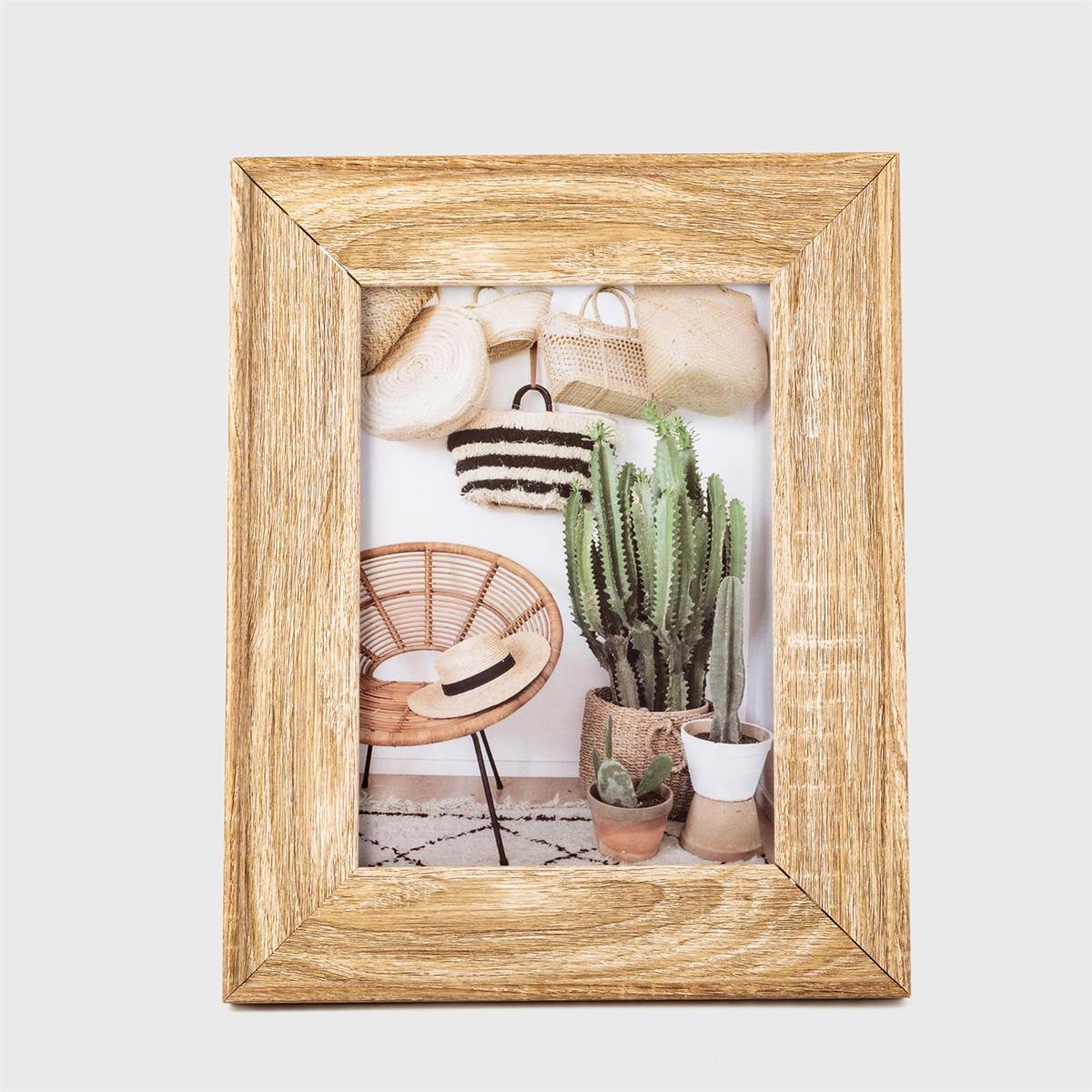 Brown Wood-Look Frame - 4 x 6”