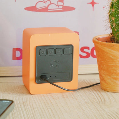 Bluetooth Speaker and Alarm Clock Orange