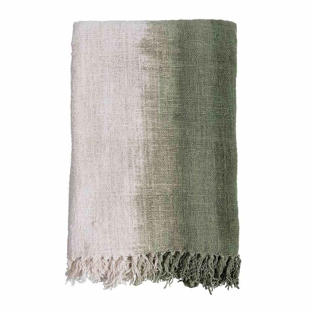 Waste Cotton Throw - Beige