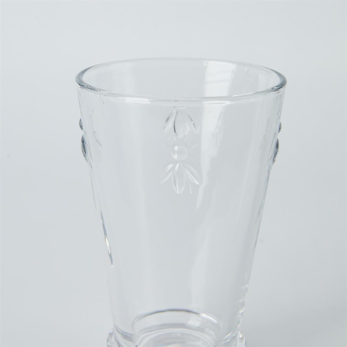 Bee Embossed Short Glass