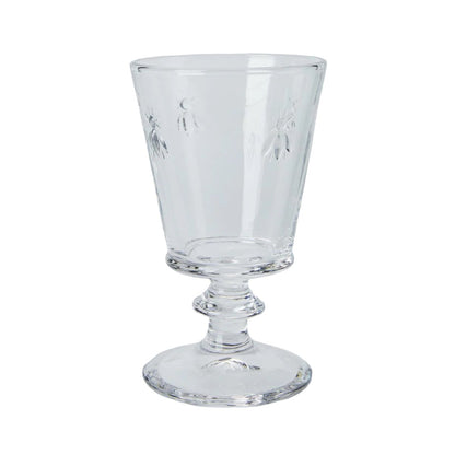 Bee Embossed Wine Glass