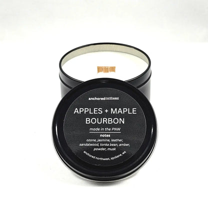 Apple Maple Bourbon Travel Soy Candle