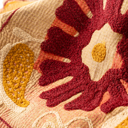 Vintage Embroidered Kantha - Pinks