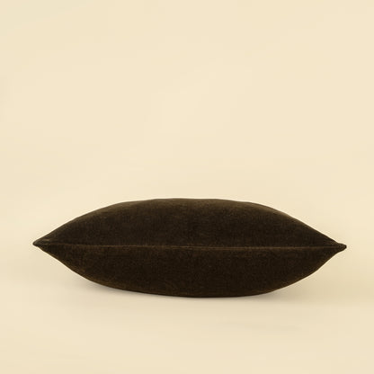 Vera Luxe Velvet Pillow - Midnight Green, 16x24