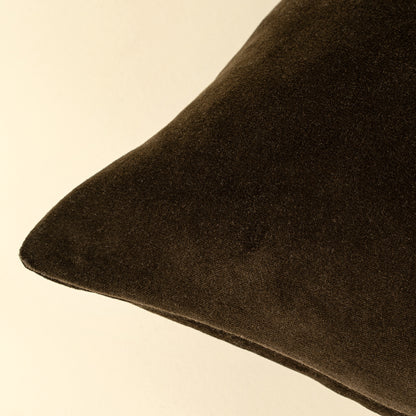 Vera Luxe Velvet Pillow - Midnight Green, 16x24