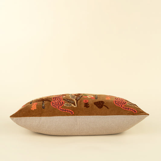 Velvet Jungle Pillow