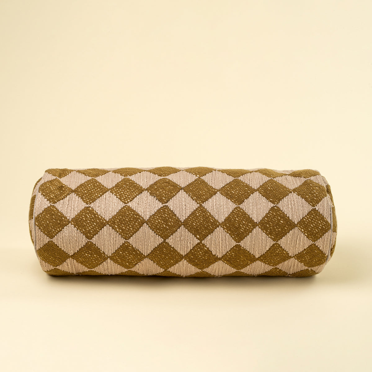 Textured Check Bolster