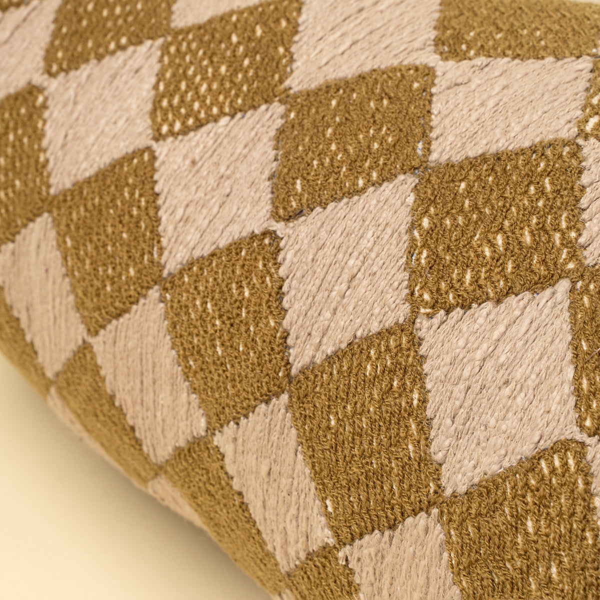 Textured Check Bolster