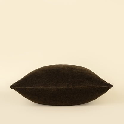 Vera Luxe Velvet Pillow - Midnight Green, 20x20
