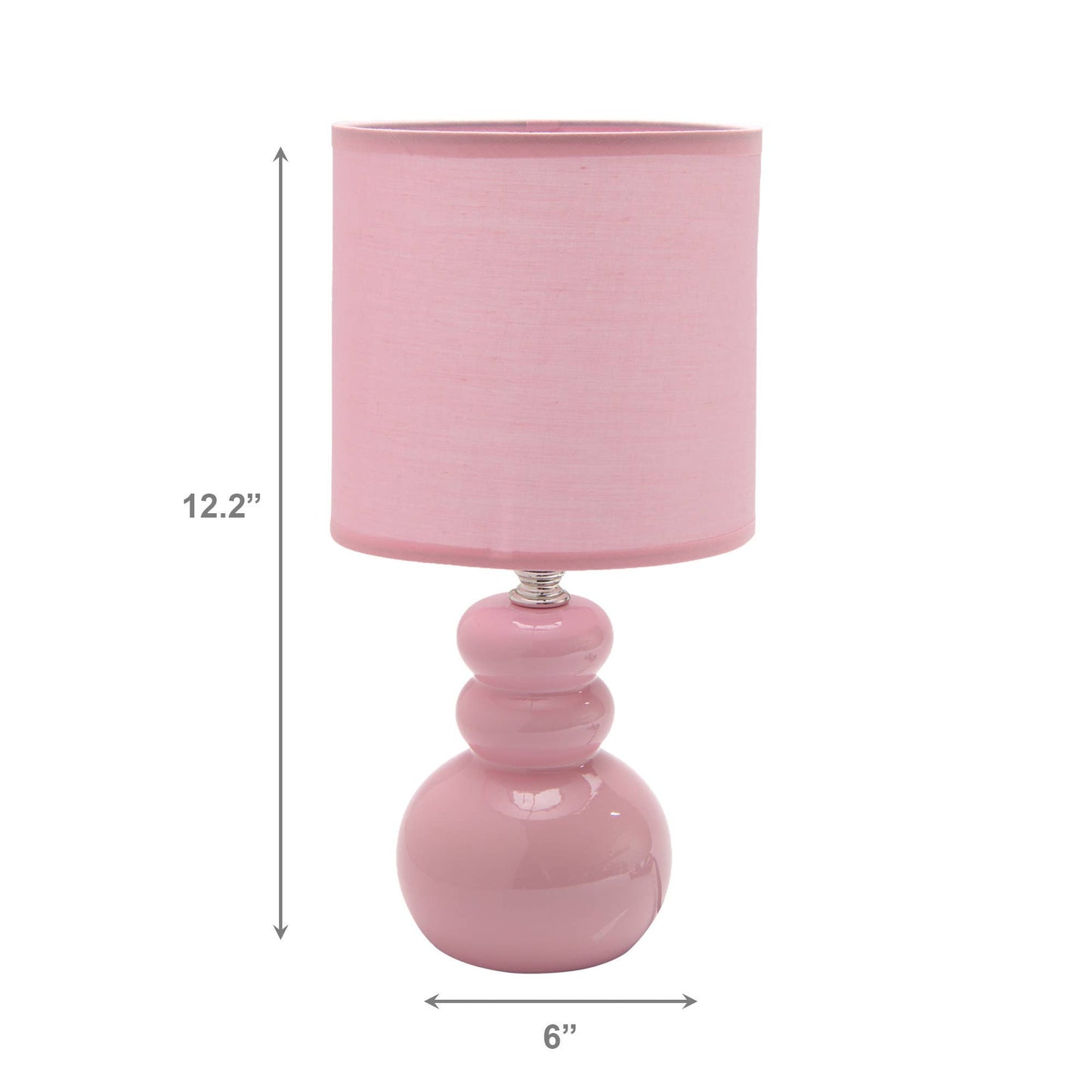 Ceramic Table Lamp with Shade (BUBBLY)