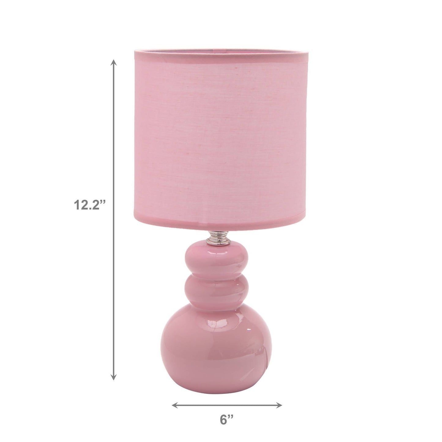 Ceramic Table Lamp with Shade Bubbly - Purple