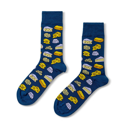 Cheese Large Crew Socks