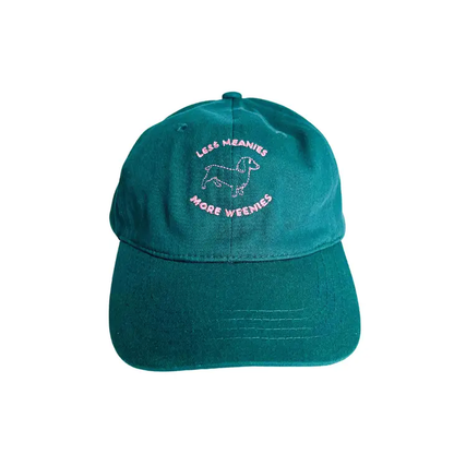 Less Meanies, More Weenies Baseball Dad Hat