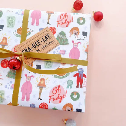 A Christmas Story Movie Wrapping Paper