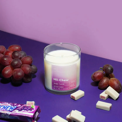 Hii-Chew Grape Candy Candle