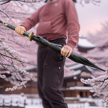 Black Katana Handle Umbrella