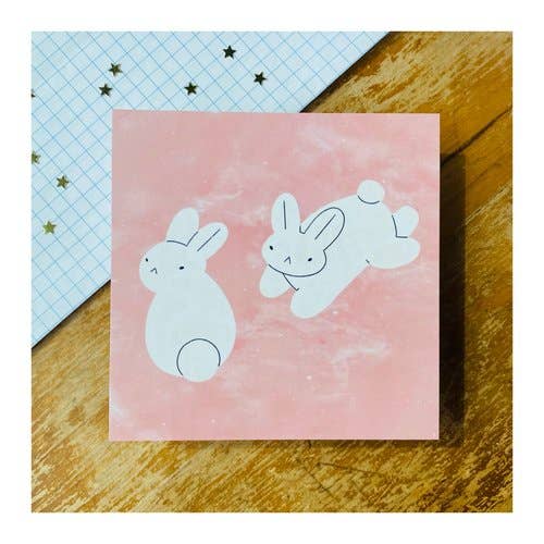 Bunny Twins Postcard Print