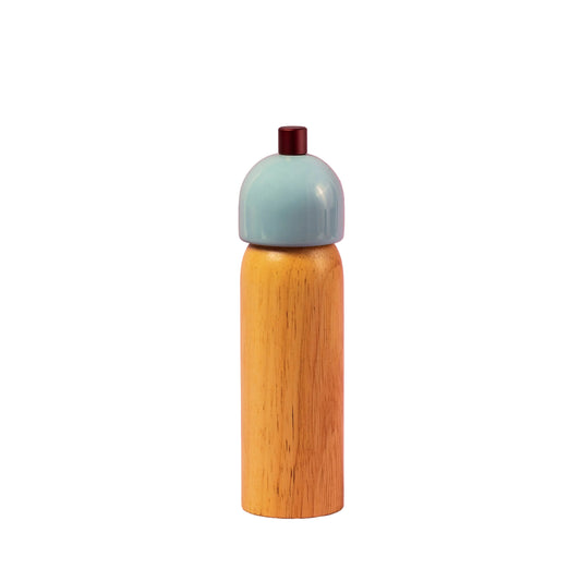 Salt & Pepper Grinders - Light Blue & Burgundy / Medium