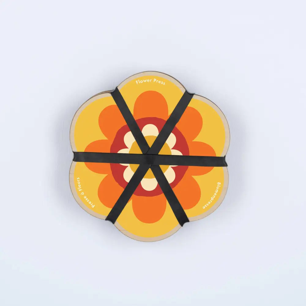 Studio Wald - UK Made - Flower Shaped Press - Orange & Yellow