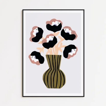 Women Bouquet A2 Print