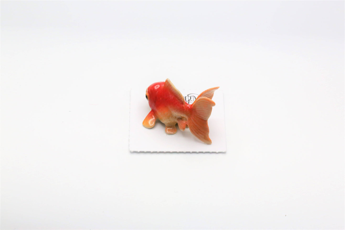 Fancy Fantail Goldfish Porcelain Miniature