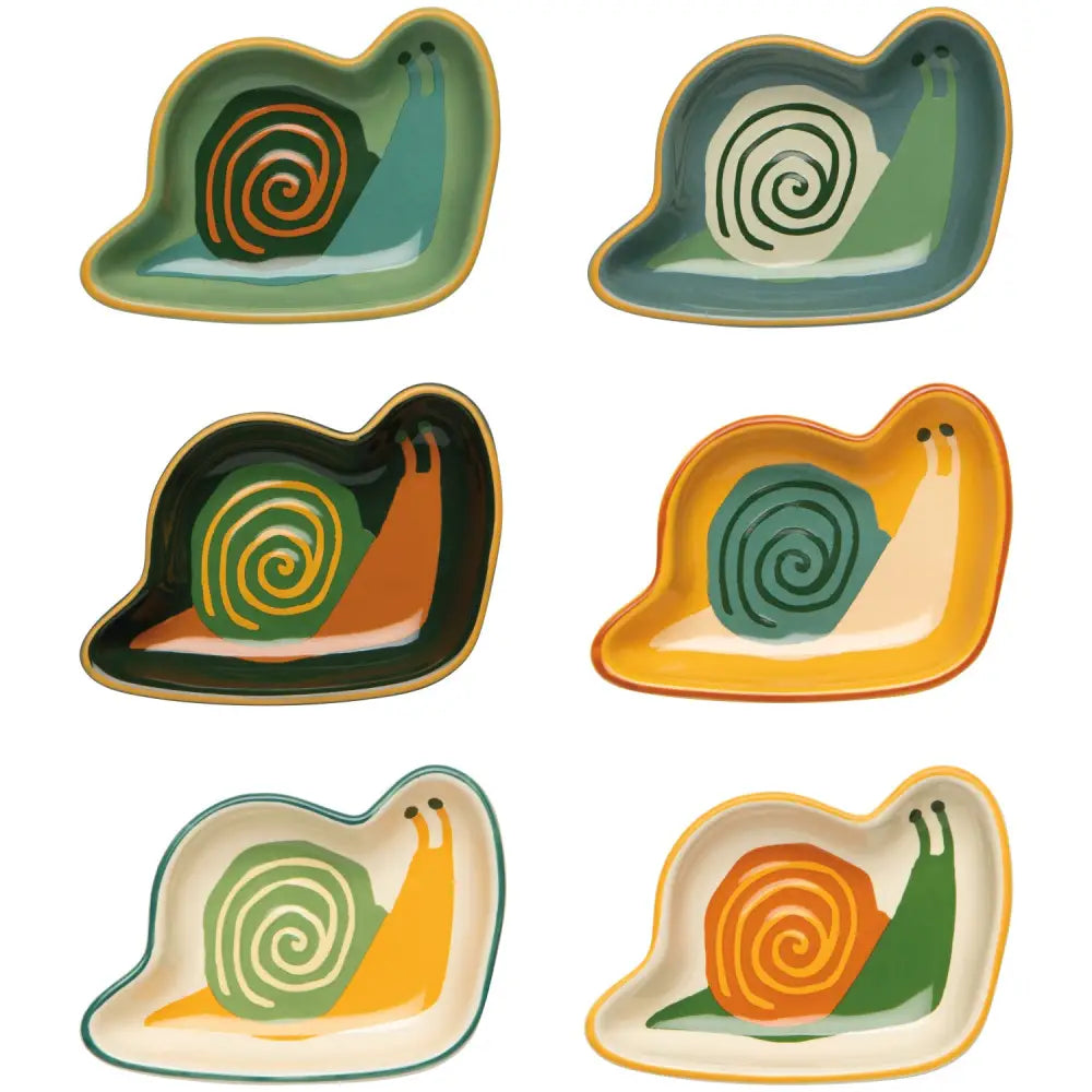 Danica - Gnome Grown Snail Pinch Bowls Set of 6