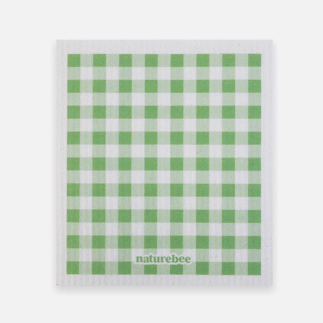 Sponge Cloth Plaid Green